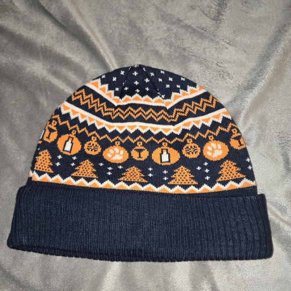 Tito's Handmade Vodka Navy and Orange Knit Beanie - Picture 2 of 4